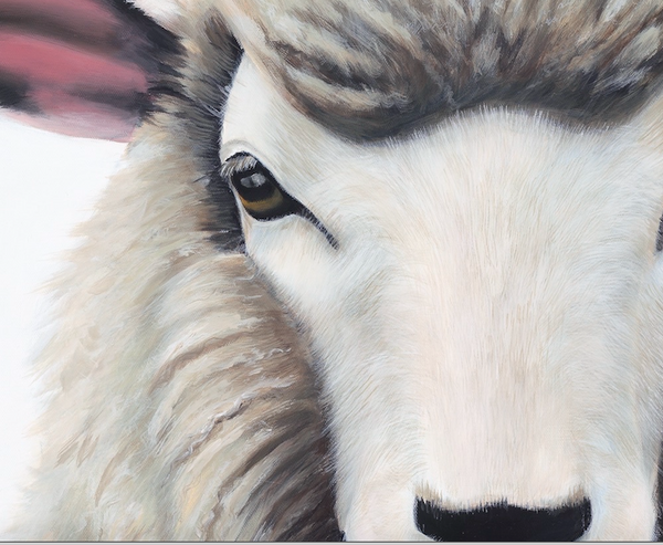 Sheep Painting "Esther"