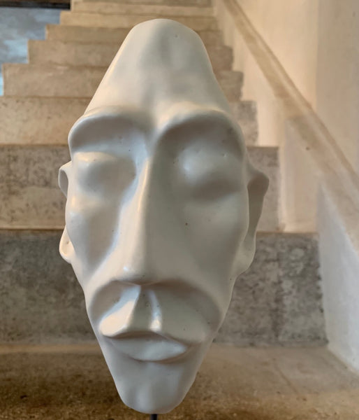 Long Face Sculpture