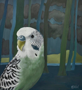 "Ethyl" Budgie by Trees