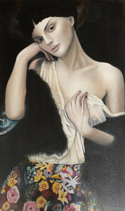 Portrait with Flower Skirt