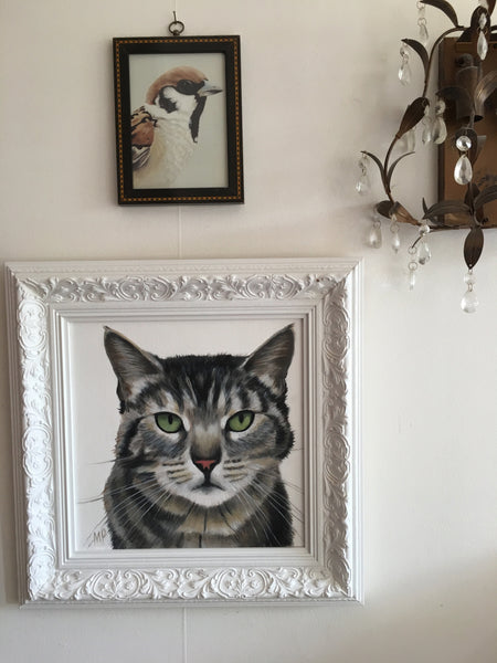 Tabby Cat (Framed)