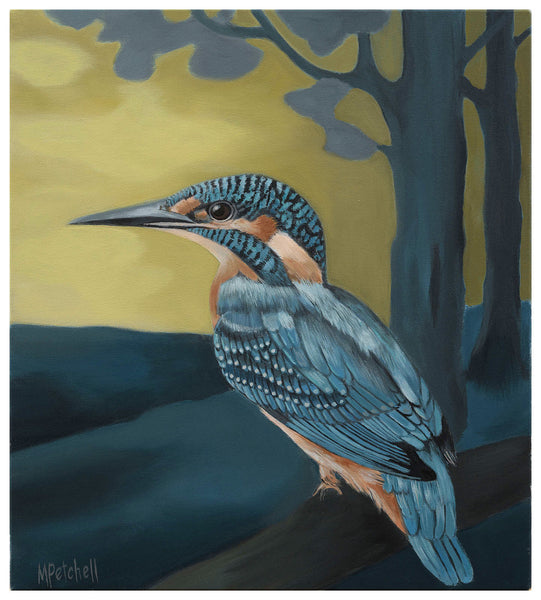 Roy Kingfisher Art Print