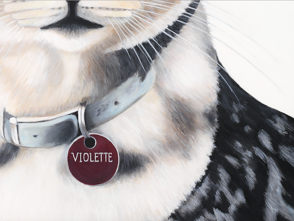 Cat Art Print "Violette"
