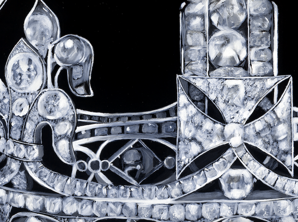 Queen Victoria's Small Diamond Crown Art Print