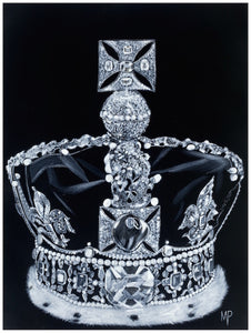The Imperial State Crown 1937 Art Print