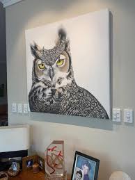 Owl Art Print "Herbet"