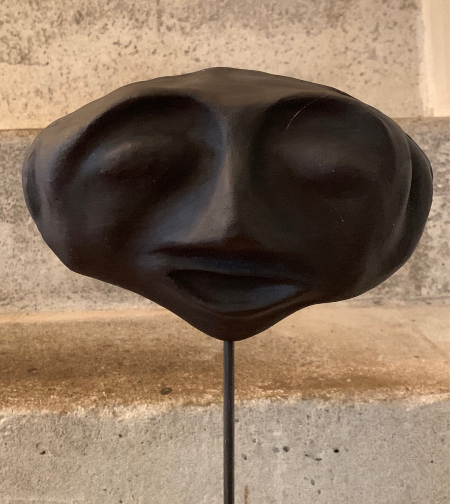 Oval Face Sculpture mask